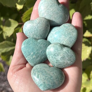 Amazonite Heart - Medium