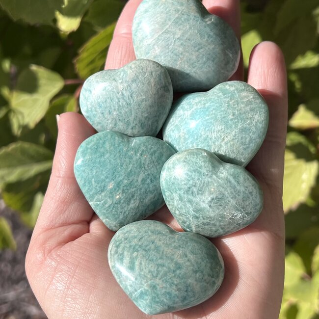 Amazonite Heart - Medium