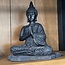 Shungite Prayer Buddha on Shungite Base- XL