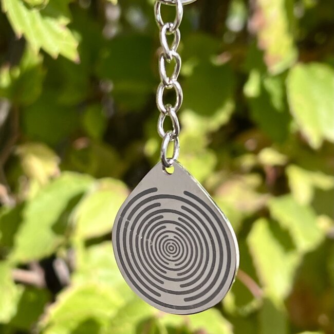 Lakhovsky Keychain - MWO Silver EMF 5G Blocker Scalar Energy Protection Quantum