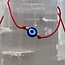 Evil Eye Bracelets - Red Simple Adjustable - Parachute String Protection
