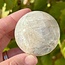 White Natrolite (Rhodatrolite Thomsonite White Larimar) Sphere Orb - 50mm (High Flash)