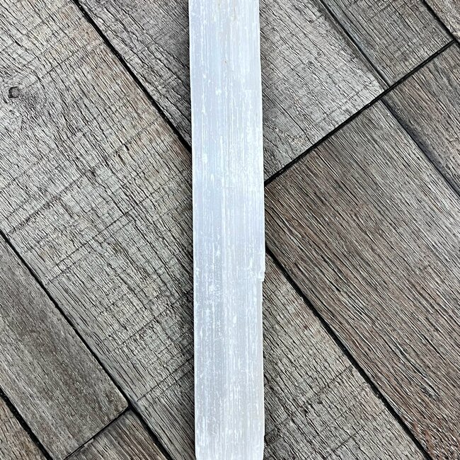 Selenite (Satin Spar Gypsum) Charging Log - 12"