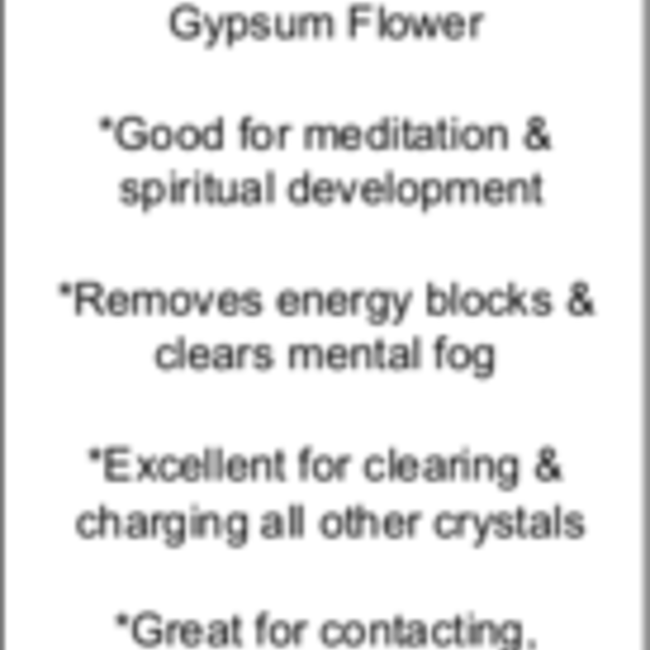 Selenite (Satin Spar Gypsum) Charging Log - 12"