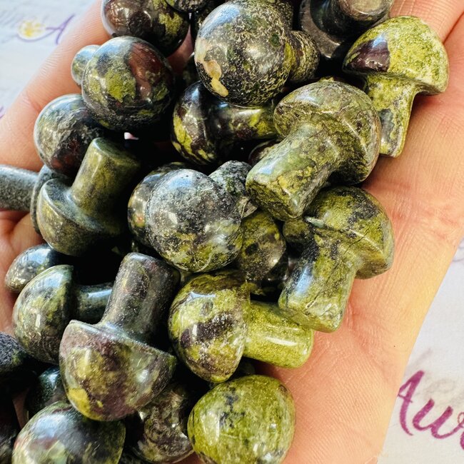 Dragons Blood Jasper Mushroom - Mini