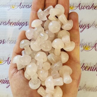 Rose Quartz Mushroom - Mini