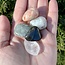 Eclipse Energy - Crystal Kit Set Bundle Pack - Labradorite Rainbow Moonstone Sunstone Clear Quartz Black Obsidian