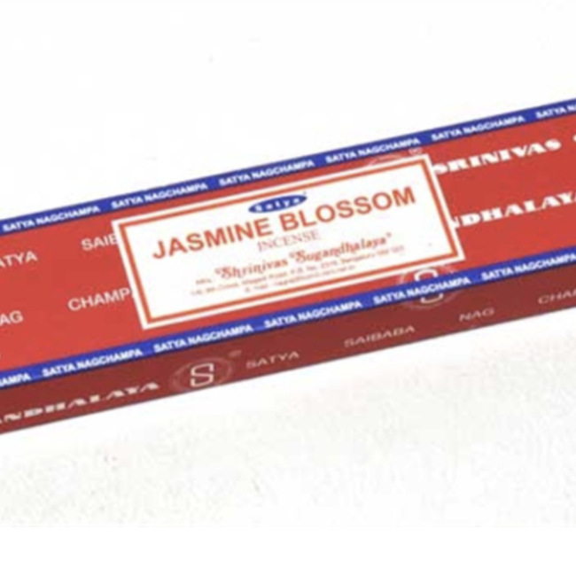 Jasmine Blossom Incense - 12 Sticks in Box 15g - Satya