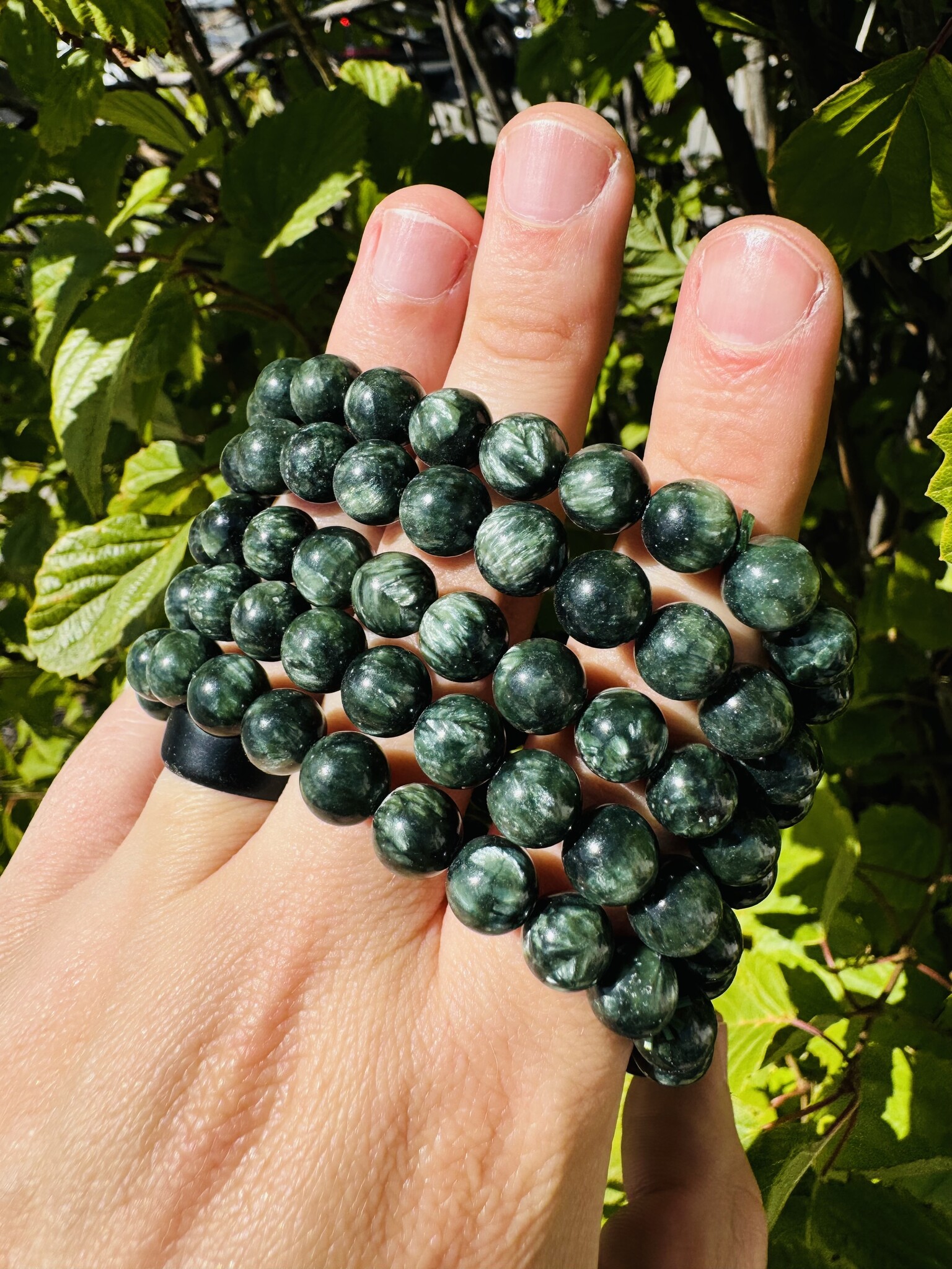 Seraphinite bracelet hot sale