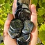Hypersthene Palm Flat Stone