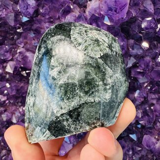 Seraphinite (Serafina Green Chlorite) Free Form - Medium (3-4")