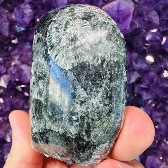 Seraphinite (Serafina Green Chlorite) Free Form - Medium (3-4")