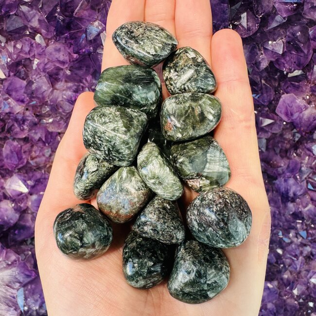 Seraphinite - Tumbled