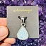Larimar Pendant #4 Teardrop Pear Sterling Silver