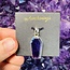 Amethyst Pendant - Coffin Faceted Bezel - Sterling Silver