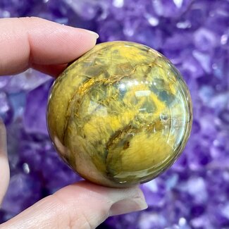 Crazy Lace Agate Sphere Orb - 45mm
