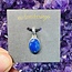 Lapis Lazuli Pendant - Oval Sterling Silver