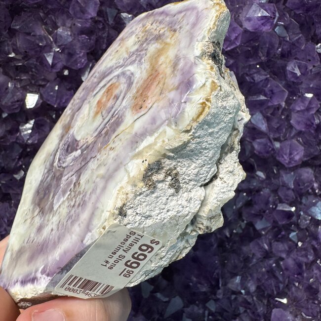 Tiffany Stone Specimen #1 - Slab Slice Free Form (Front Side Polished)