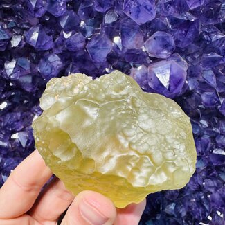Libyan Tektite Desert Glass (Great Sand Sea Glass Lechatelierite) Specimen -146.74 grams Rough Raw Natural