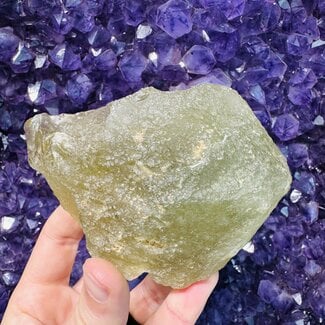 Libyan Tektite Desert Glass (Great Sand Sea Glass Lechatelierite) Specimen - 598 grams Rough Raw Natural