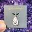 Wild Horse White Turquoise Pendant - #1 'Teardrop Pear' Sterling Silver