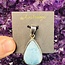Larimar Pendant Large Teardrop Pear Sterling Silver