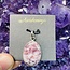 Lepidolite (Purple Mica) Pendant - #2 Oval Bezel Set - Sterling Silver