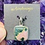 Ocean (Sea Sediment) Jasper Pendant - Square - Sterling Silver