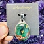 Chrysocolla Oval Pendant Decorative Sterling Silver