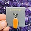 Carnelian Pendant - Coffin Faceted Bezel - Sterling Silver