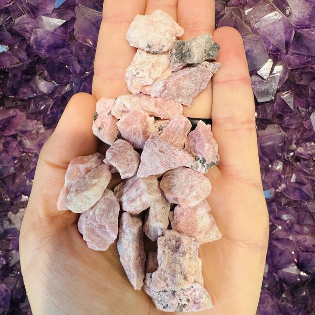 Pink Petalite (Angelic Quartz) - Rough Raw Natural