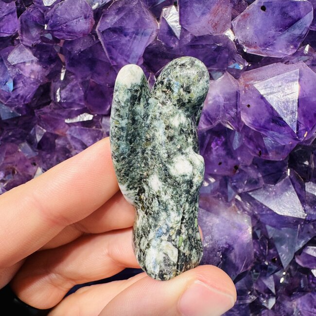 Stonehenge Preseli Bluestone Angel - 35mm 1"