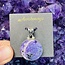 Charoite Pendant Round Sterling Silver