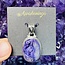 Charoite Pendant Oval Sterling Silver