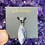 Purple Violet Flame Opal Pendant - Marquise Marquee - Sterling Silver