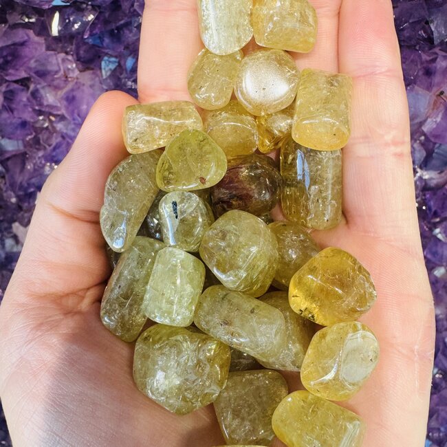 Yellow Apatite - Tumbled