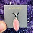 Rhodochrosite Pendant Long Oval Sterling Silver #11