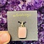 Australian Pink Opal Pendants - Rectangle Bezel Set - Sterling Silver