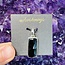 Black Onyx Pendant - Rectangle Faceted - Sterling Silver