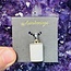 Scolecite Pendants - Rectangle Bezel Set - Sterling Silver