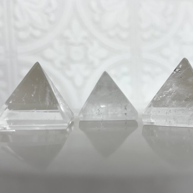 Clear Crystal Quartz Pyramids - .5-1"