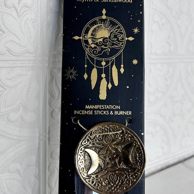 Boho Dreams (Myrrh & Sandalwood) Incense with Burner - 20 Sticks 25g - PureWorks