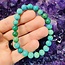 Peruvian Gem Silica (Chrysocolla Chalcedony) Bracelets - 8mm