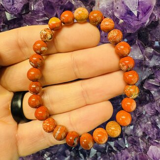 Red Jasper Bracelets - 8mm
