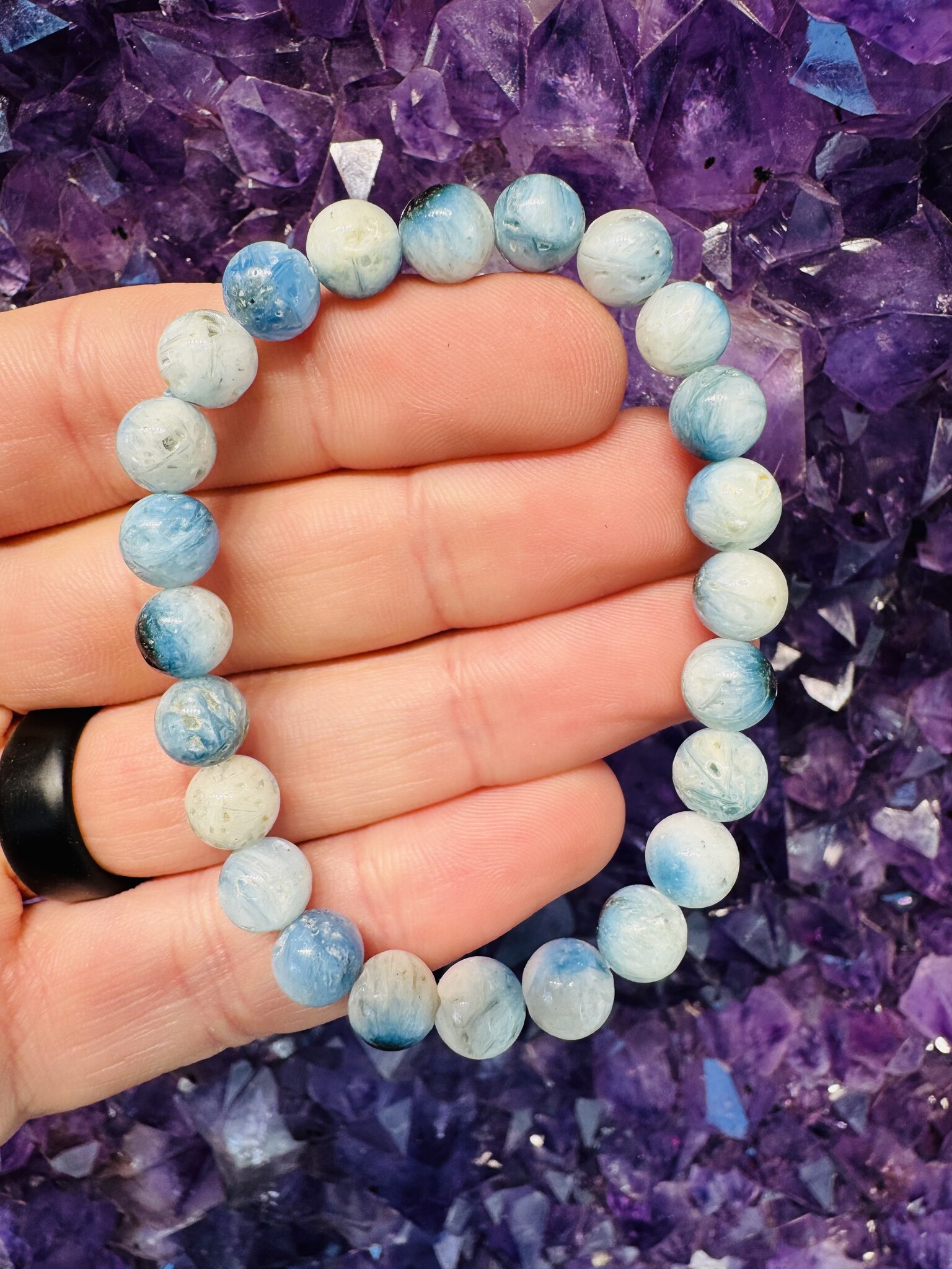 Blue ice bracelet discount