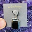 Smoky (Smokey) Quartz Pendants - Deco Faceted Rectangle (Emerald Cut) Sterling Silver