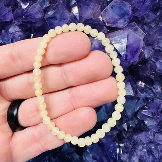 Yellow Calcite Children's Bracelet - 4mm - Child, Kid Yellow Calcite Children's Bracelet - 4mm - Child, Kid