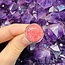 Pink Thulite Ring - Size 7 - Sterling Silver Large Round