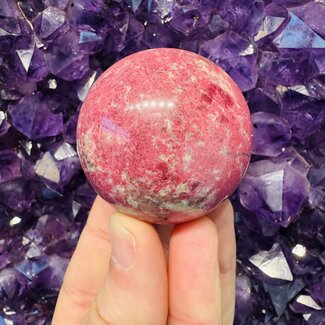 Thulite Sphere - 50mm