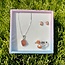 Sunstone Rough Boxed Set-Earrings, Adjustable Ring, Necklace-Sterling Silver